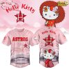 Hello Kitty x Houston Astros Sakura Pink Baseball Jersey