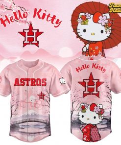 Hello Kitty x Houston Astros Sakura Pink Baseball Jersey