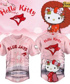 Hello Kitty x Toronto Blue Jays Sakura Pink Baseball Jersey