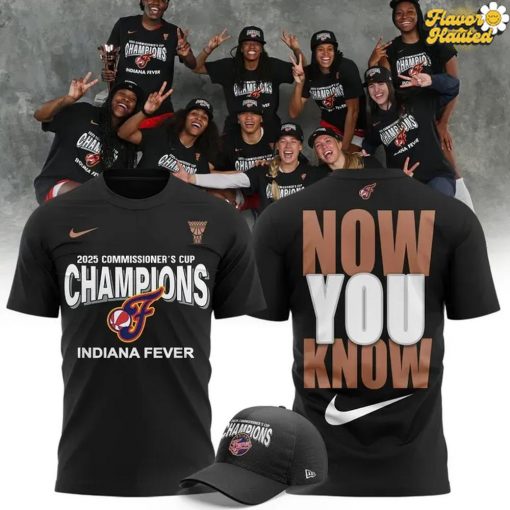 Indiana Fever 2025 Commissioner’s Cup Champions Special T-Shirt