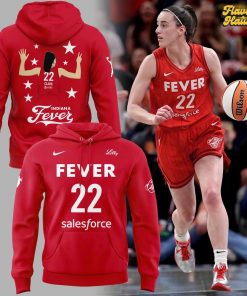 Indiana Fever Caitlin Clark #22 Red Hoodie