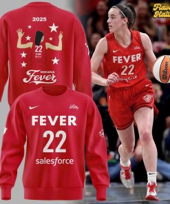 Indiana Fever Caitlin Clark #22 Red Sweatshirt