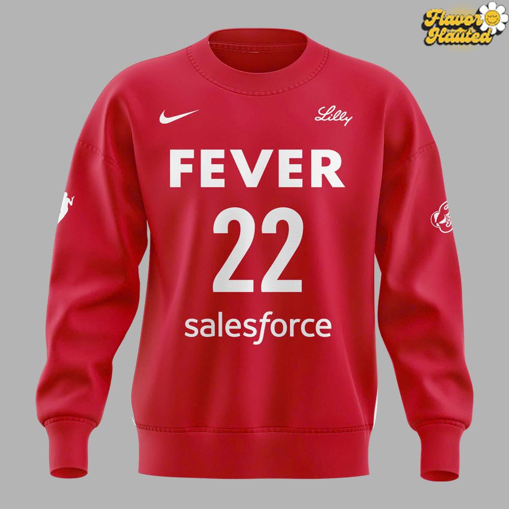 Indiana Fever Caitlin Clark #22 Red Sweatshirt Indiana Fever Caitlin Clark #22 Red Sweatshirt