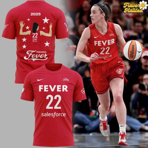 Indiana Fever Caitlin Clark #22 Red T-Shirt