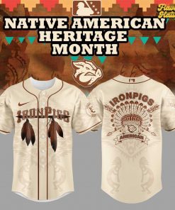 Lehigh Valley IronPigs Native American Heritage Month 2025 Special Baseball Jersey