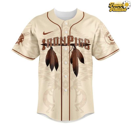 Lehigh Valley IronPigs Native American Heritage Month 2025 Special Baseball Jersey