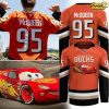 Lightning McQueen x Anaheim Ducks Special Hockey Jersey
