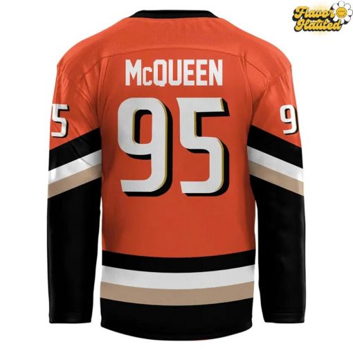 Lightning McQueen x Anaheim Ducks Special Hockey Jersey