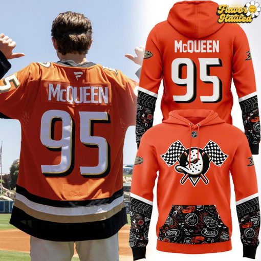 Lightning McQueen x Anaheim Ducks Special Hoodie