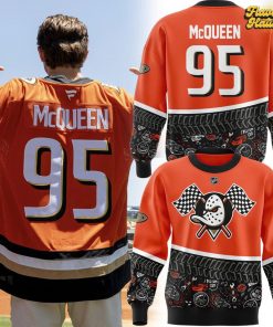 Lightning McQueen x Anaheim Ducks Special Sweatshirt
