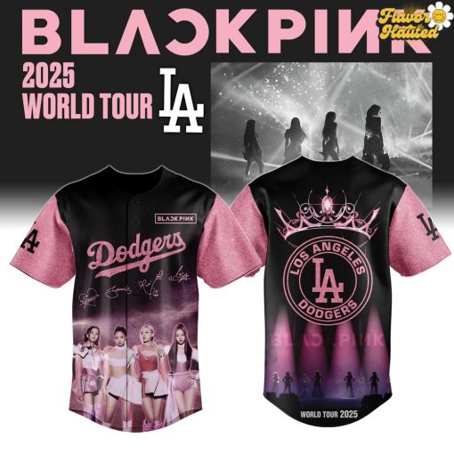 Los Angeles Dodgers BLACKPINK 2025 World Tour Special Baseball Jersey