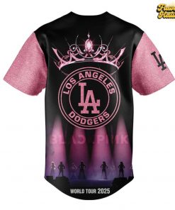 Los Angeles Dodgers Blackpink 2025 World Tour Special Baseball Jersey 3