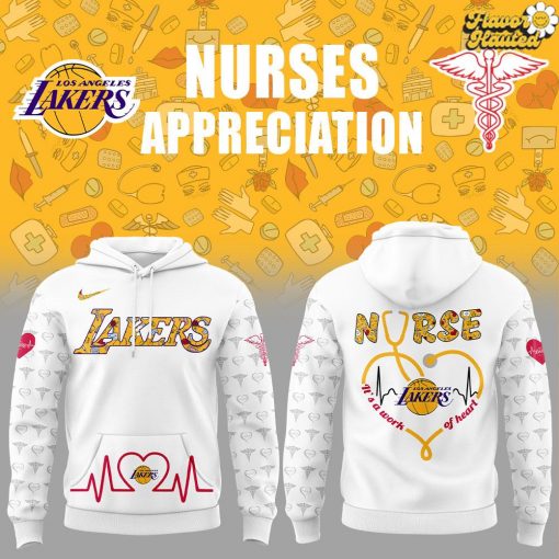 Los Angeles Lakers Nurses Appreciation Special Hoodie