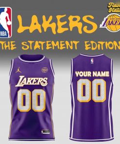 Los Angeles Lakers The Statement Edition Basketball Jersey 4