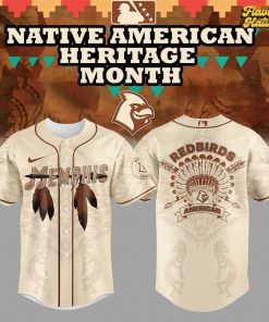 Memphis Redbirds Native American Heritage Month 2025 Special Baseball Jersey