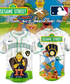 Milwaukee Brewers Sesame Street Night Special Edition Baseball Jersey