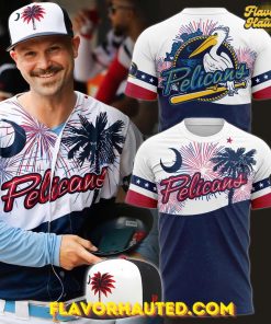 Myrtle Beach Pelicans Independence Day 2025 T-Shirt