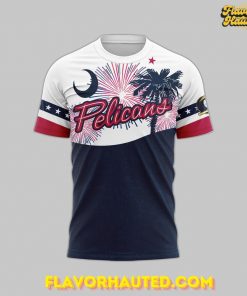 Myrtle Beach Pelicans Independence Day 2025 T-Shirt