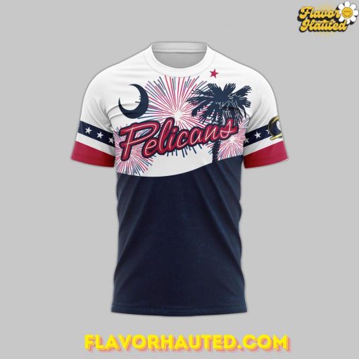 Myrtle Beach Pelicans Independence Day 2025 T-Shirt