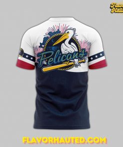 Myrtle Beach Pelicans Independence Day 2025 T Shirt 3