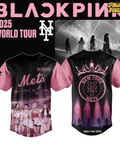 New York Mets BLACKPINK 2025 World Tour Special Baseball Jersey