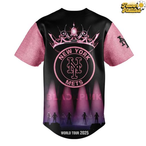 New York Mets BLACKPINK 2025 World Tour Special Baseball Jersey