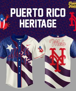 New York Mets Puerto Rico Themed Special Baseball Jersey