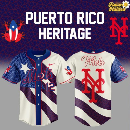New York Mets Puerto Rico Themed Special Baseball Jersey