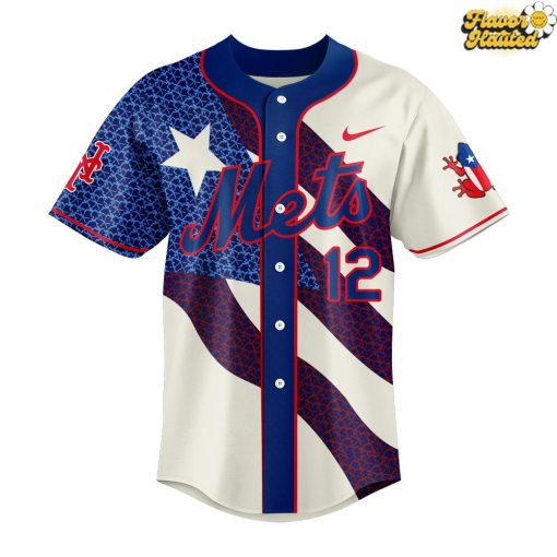 New York Mets Puerto Rico Themed Special Baseball Jersey