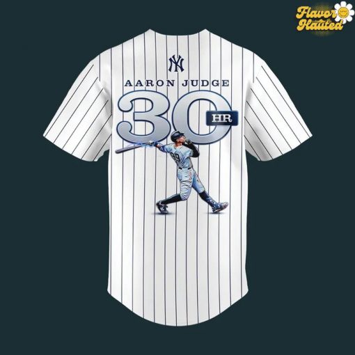 New York Yankees Aaron Judge 30 HR Baseball Jersey