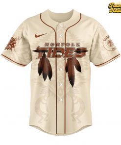 Norfolk Tides Celebrating Native American Heritage Month Special Baseball Jersey
