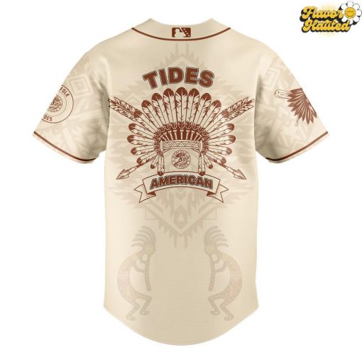 Norfolk Tides Celebrating Native American Heritage Month Special Baseball Jersey
