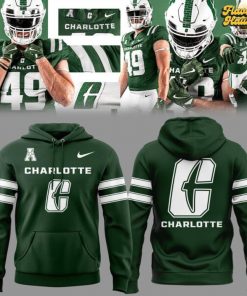 Official Charlotte 49ers Football New 2025 Hoodie