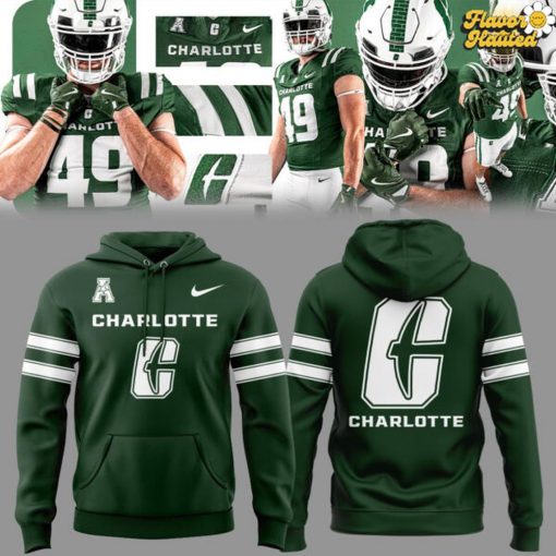 Official Charlotte 49ers Football New 2025 Hoodie