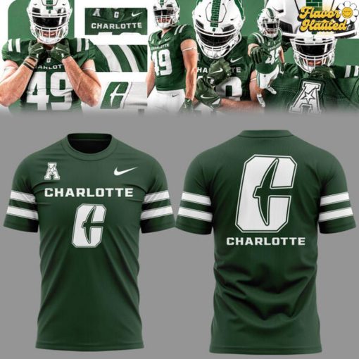 Official Charlotte 49ers Football New 2025 T-Shirt