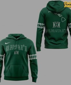 Official Hawaiâ€˜i Athletics Football New 2025 Hoodie 2