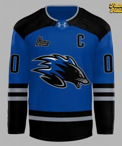 Official Saint John Sea Dogs New 2025 Blue Hockey Jersey