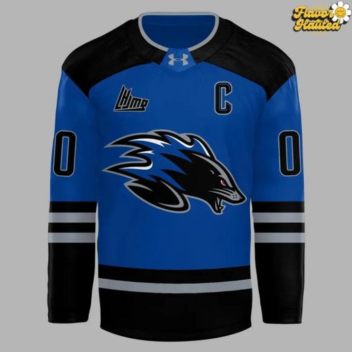 Official Saint John Sea Dogs New 2025 Blue Hockey Jersey