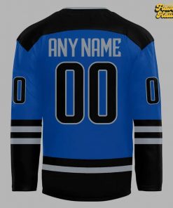 Official Saint John Sea Dogs New 2025 Blue Hockey Jersey 3