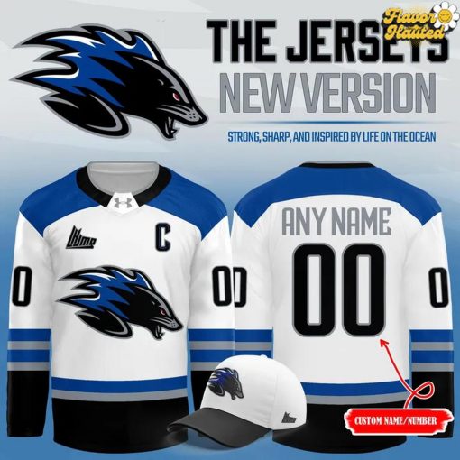 Official Saint John Sea Dogs New 2025 White Hockey Jersey