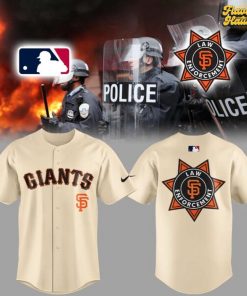 Official San Francisco Giants Law Enforcement Honor Baseball Jersey