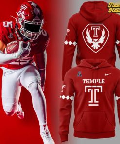 Official Temple Athletics Football New 2025 Hoodie