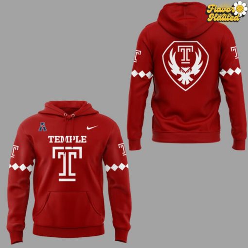 Official Temple Athletics Football New 2025 Hoodie