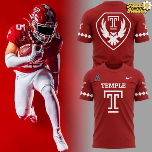 Official Temple Owls Football New 2025 T-Shirt