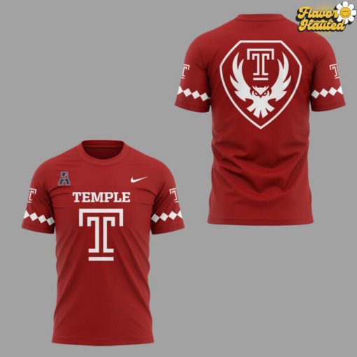 Official Temple Owls Football New 2025 T-Shirt