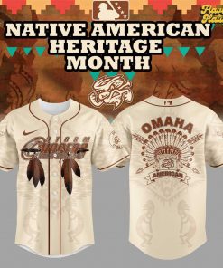 Omaha Storm Chasers Native American Heritage Month 2025 Special Baseball Jersey