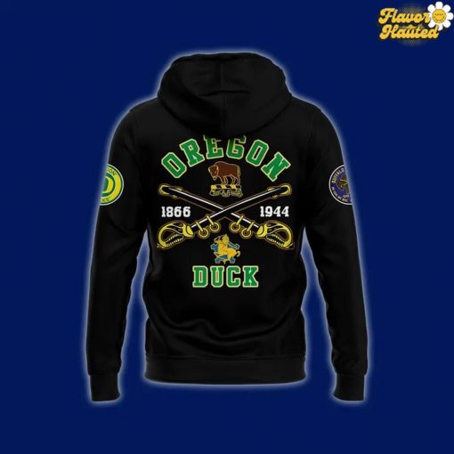 Oregon Ducks Buffalo Soldier Day 2025 Special Hoodie