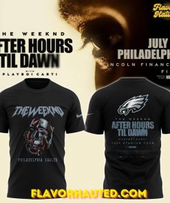 Philadelphia Eagles x The Weeknd After Hours Til Dawn 2025 T-Shirt