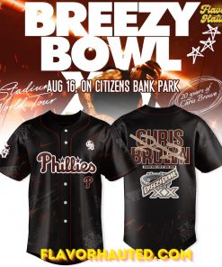 Philadelphia Phillies x Breezy Bowl XX Tour 2025 Baseball Jersey 1