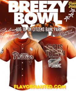 Philadelphia Phillies x Breezy Bowl XX Tour 2025 Baseball Jersey